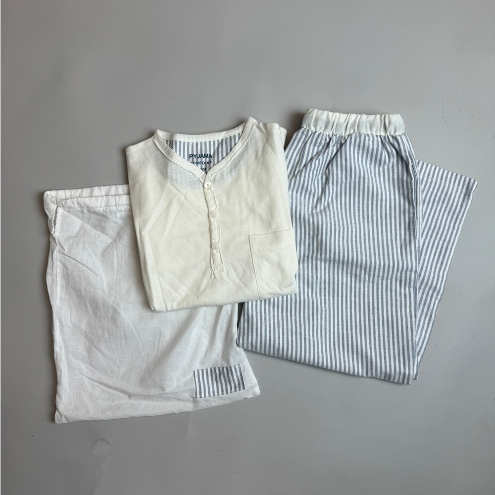 Bonpoint Cotton Striped Pijama set